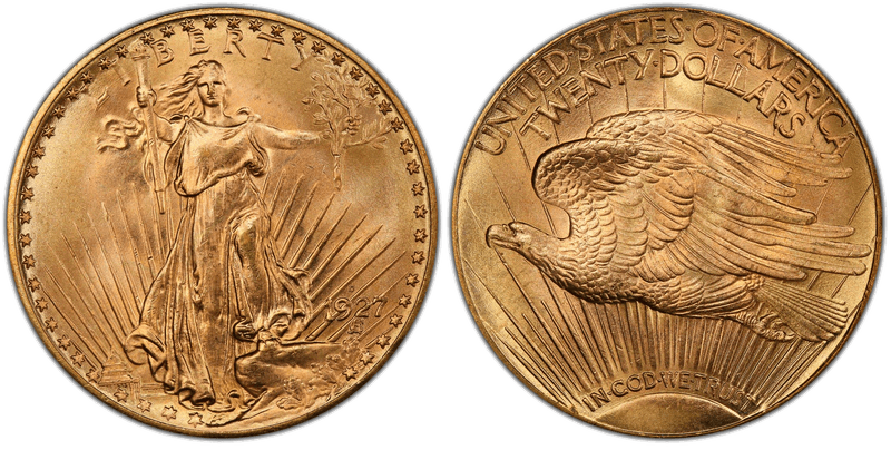 1927-D Saint-Gaudens Double Eagle